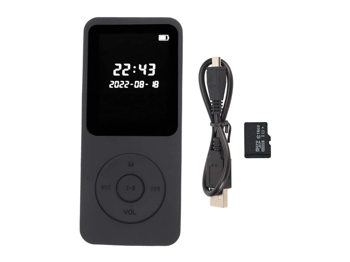 Reproductor de música (Bluetooth 5.0, pantalla LCD de 1,77 pulgadas)