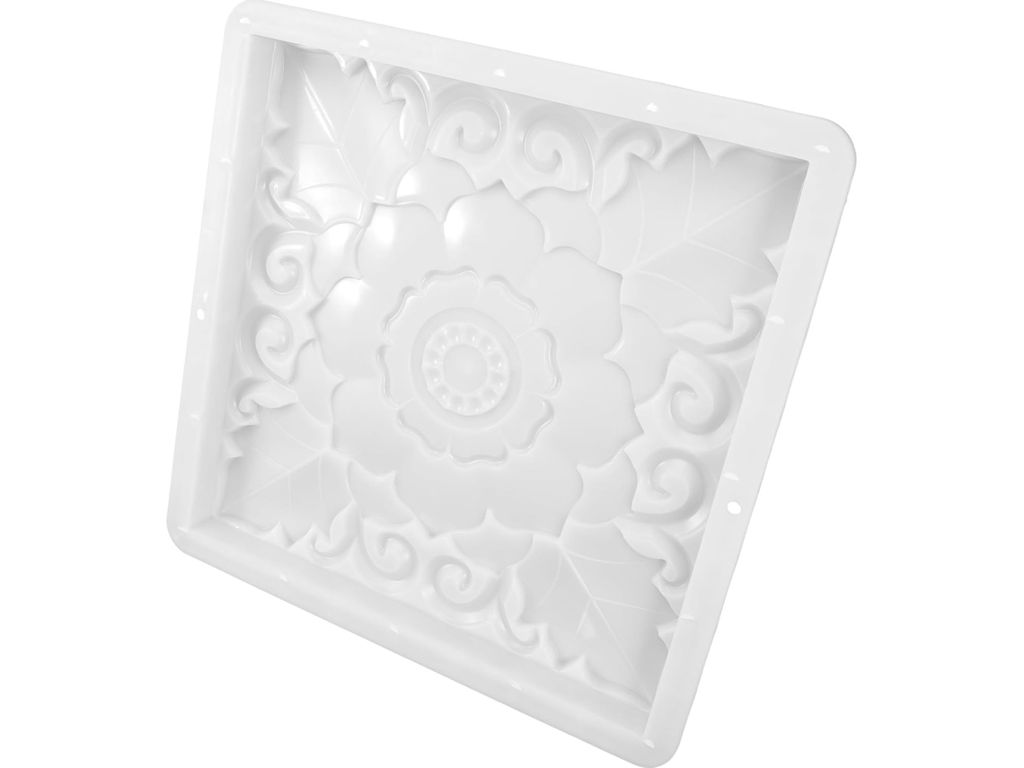 Molde Cuadrado De Plástico Alipis 40x40x3 Cm Con Piedra Este