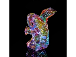Fantasma arcoíris prismático, decoración de Halloween, lámpara de fantasma prismático iridiscente, fantasma luminoso de Halloween