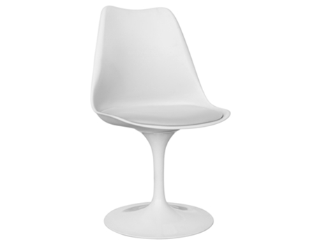 Silla de Comedor Giratoria Tulipa Blanca 45x48,50x80cm TULIP STYLE