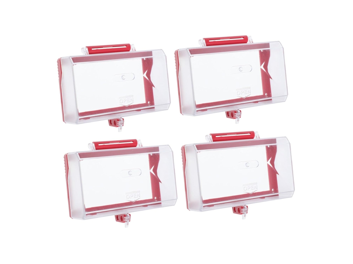 Juego De 4 Tapas Protectoras Impermeables Con Cierre Para Interruptores De Pared Y Enchufes Eléctricos.
