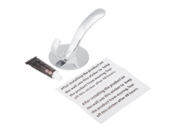 MEOIRUERY Toallero de Acero Inoxidable Autoadhesivo Fuerte para Puerta de Baño (1 Unidad)