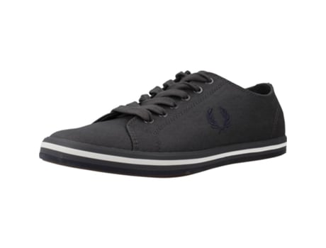 Zapatos de Hombre FRED PERRY Kingston Twill Tecido Gris (44)