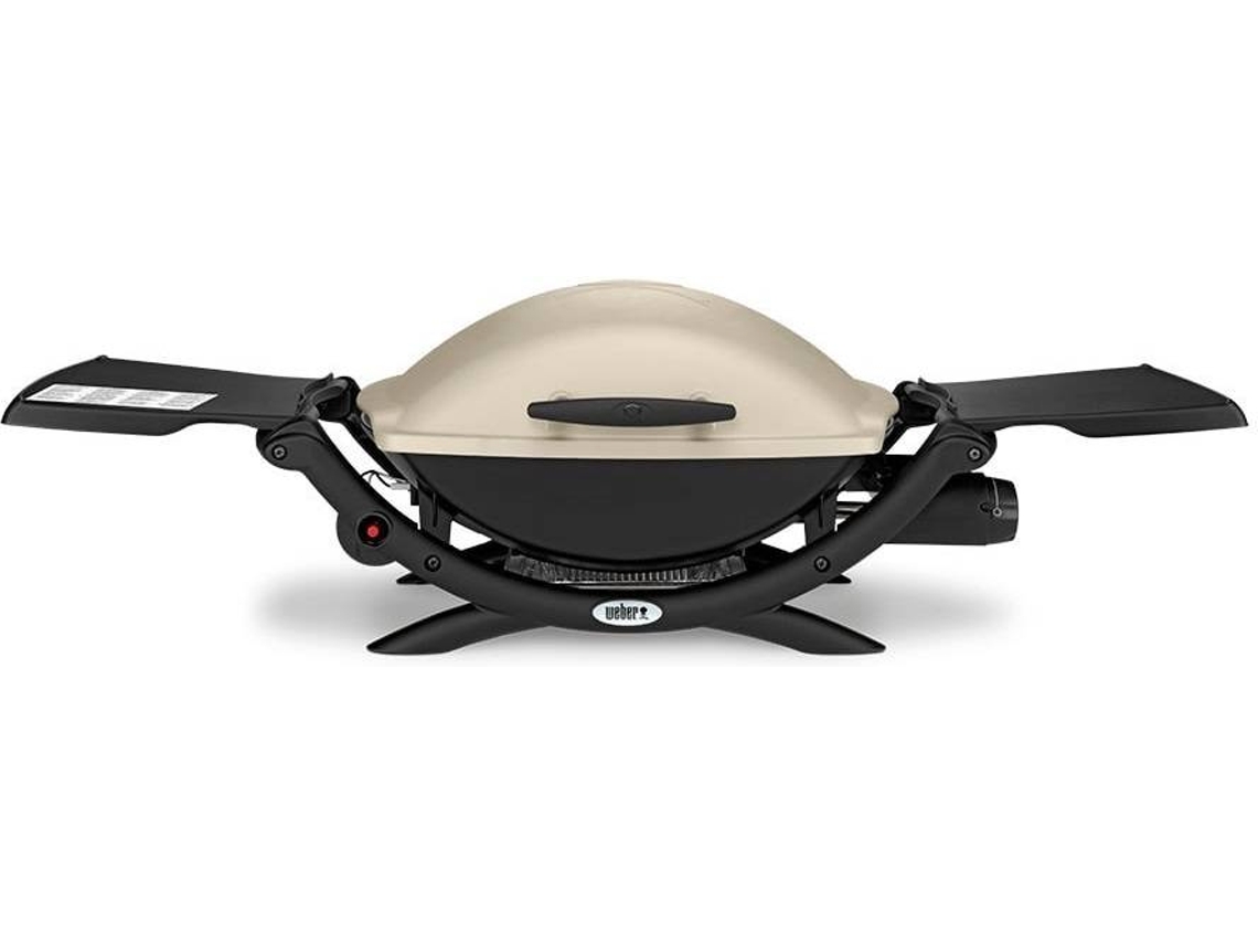 Parrilla de barbacoa WEBER Q2000 Titanium (Negro - Aluminio - 66 x 130 x 59 cm)
