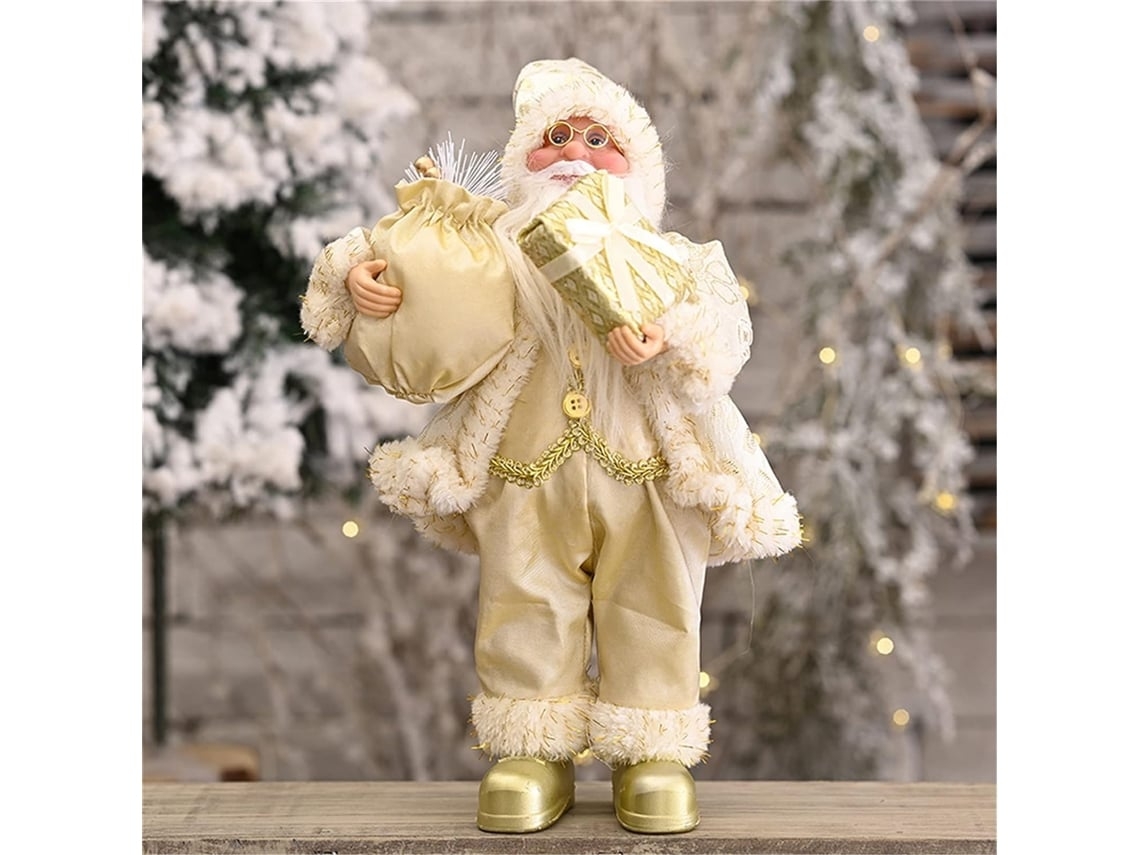 Figura De Peluche De Adorno Navideño Con Pies Muñeca Muñeca*