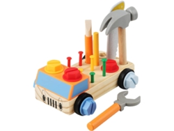 Tablero De Destornilladores Con Forma De Coche De Juguete Para Niños Y Niñas