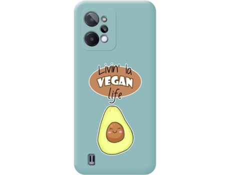 Carcasa para Realme C31 TUMUNDOSMARTPHONE Silicona Líquida Dibujos Azul