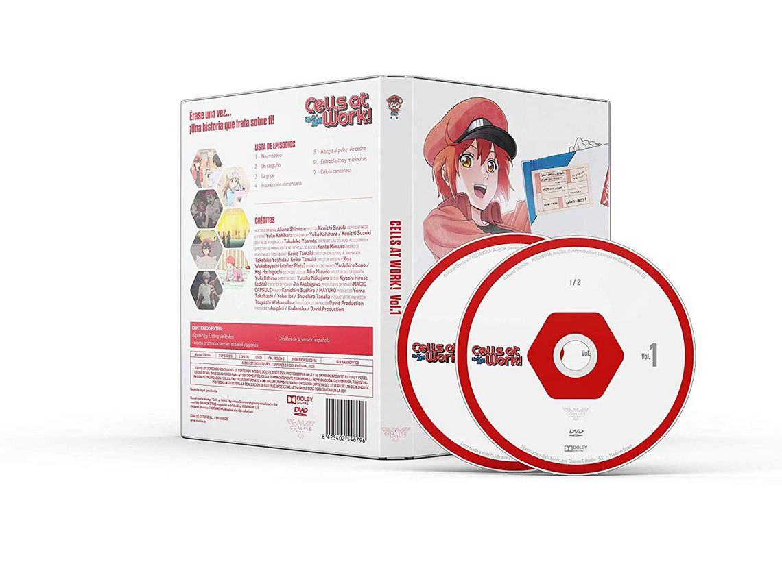 Cells At Work! Volumenes. 1 2 Serie Completa