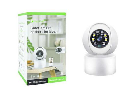 Cámara de Vigilancia Inteligente con Sensor de Movimiento Full HD CARECAM Y610 Blanca