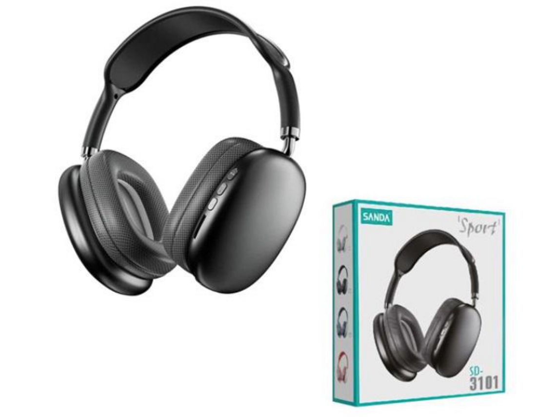 Auriculares con Almohadilla SANDA Sd 3101 Negro Worten.es