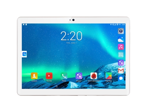 Tablet WITHTECH CIS Edison V (10'' - 6 GB - 64 GB RAM - Wi-Fi+3G - Plata)