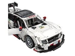 Set de coche deportivo blanco de 2489 piezas. B. activo