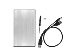 Soporte De Aleación De Aluminio De 2,5 Pulgadas Con Usb 2.0 Y 480 Mbps Para Disco Duro Ssd Sata De 2 Tb (disco Duro No Incluido).