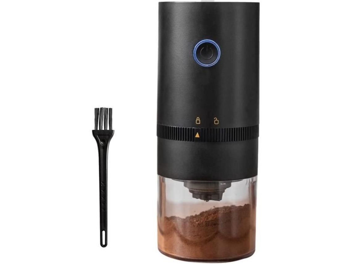 Molinillo de café eléctrico portátil, molinillo de café recargable por Usb para café expreso por goteo 759