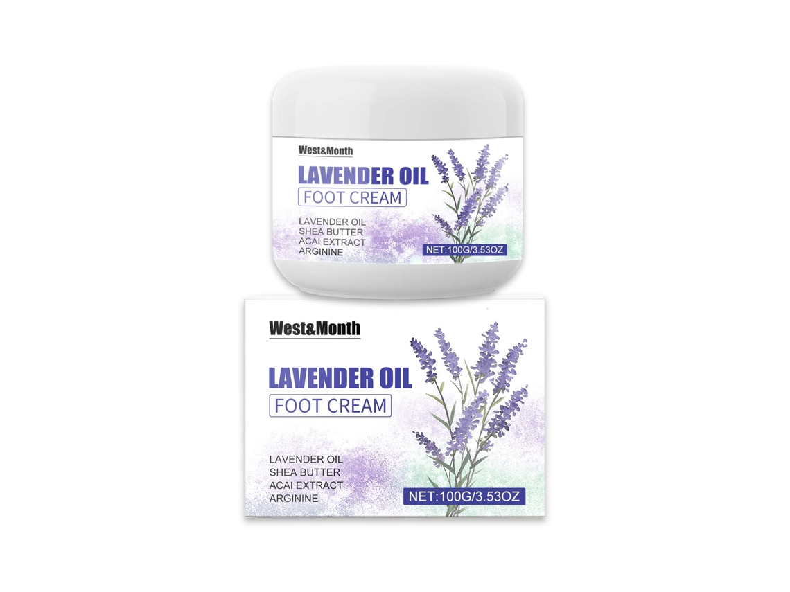 Crema para manos y pies con aceite de lavanda