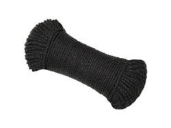 Cuerda de trabajo de poliéster negro de 3 mm y 100 m HARLANV1