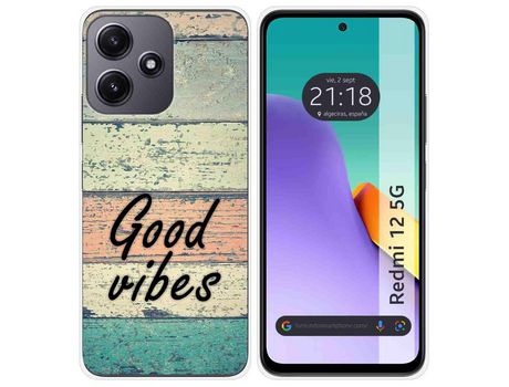 Funda para Xiaomi Redmi 12 5G TUMUNDOSMARTPHONE de Silicona - Multicolor