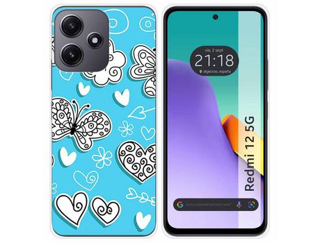 Funda para Xiaomi Redmi 12 5G TUMUNDOSMARTPHONE de Silicona - Multicolor