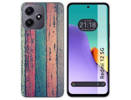 Funda para Xiaomi Redmi 12 5G TUMUNDOSMARTPHONE de Silicona - Multicolor