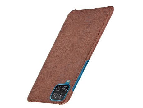 Funda para Samsung Galaxy M12 A12 Piel Sintética Marrón