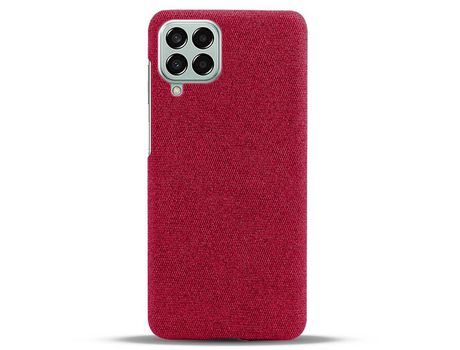 Funda para Samsung Galaxy M33 5G Piel Sintética Rojo