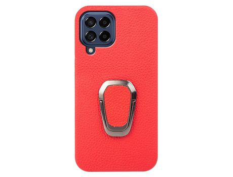 Funda para Samsung Galaxy M53 5G Piel Sintética Rojo