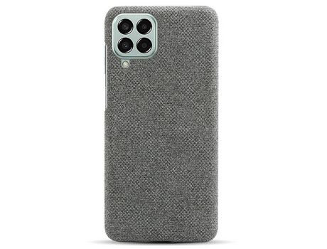 Funda para Samsung Galaxy M33 5G Piel Sintética Gris