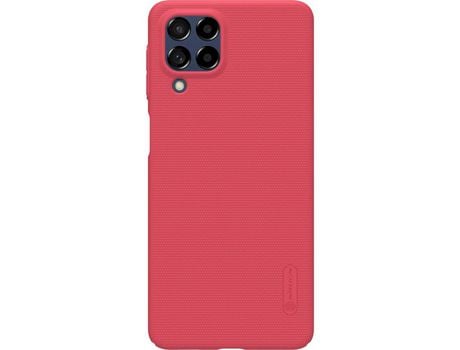 Funda para Samsung Galaxy M53 5G NILLKIN Piel Sintética Rojo