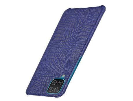 Funda para Samsung Galaxy M12 A12 Piel Sintética Azul