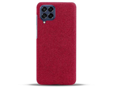 Funda para Samsung Galaxy M53 5G Piel Sintética Rojo