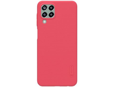 Funda para Samsung Galaxy M33 5G NILLKIN Piel Sintética Rojo