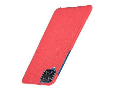 Funda para Samsung Galaxy M12 A12 Piel Sintética Rojo