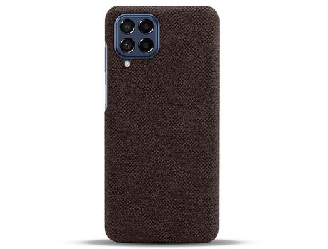 Funda para Samsung Galaxy M53 5G Piel Sintética Marrón