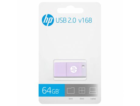 USB 2.0 HP 64GB x168 Morado