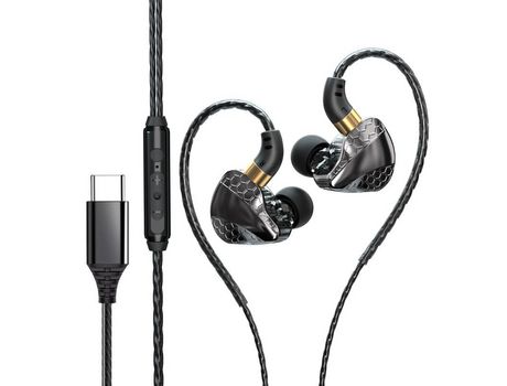 Auriculares ZXXI con Cable de Conector Redondo S16 de 3.5 mm con Micrófono