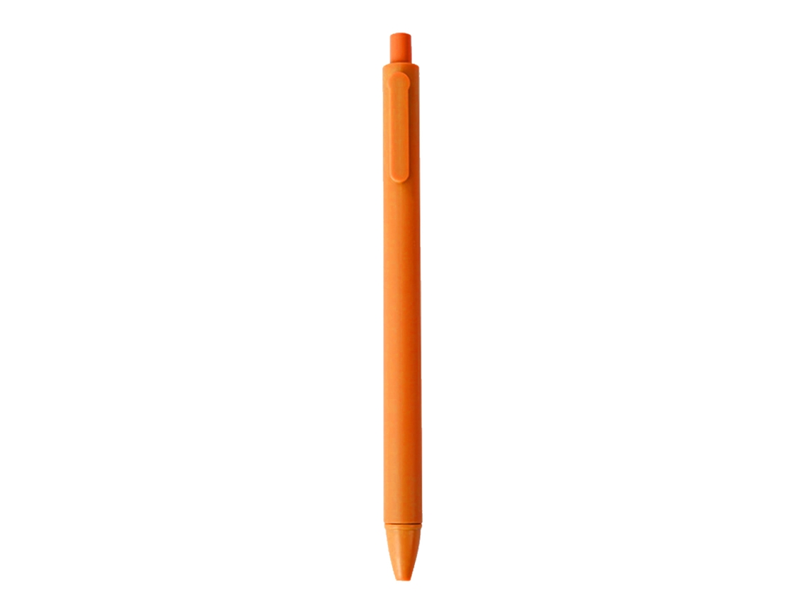 Bolígrafo de gel Baok para niños, estudiantes y adultos, tinta negra, punta mediana, retráctil, escritura suave, ideal para agendas, notas, material escolar y oficina, color marrón claro.