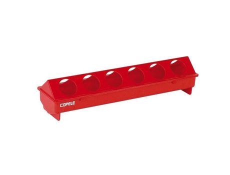 Comedero Bebedero plástico Pollitos con Huecos 100 cm SUINGA