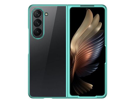 Funda para Samsung Galaxy Z Fold 5 5G Piel Sintética Verde