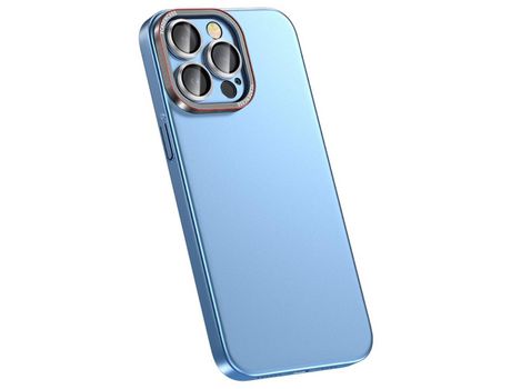 Lente para Telefono Carcasa Lente Cámara para iPhone 13 Pro Max Piel Sintética Azul