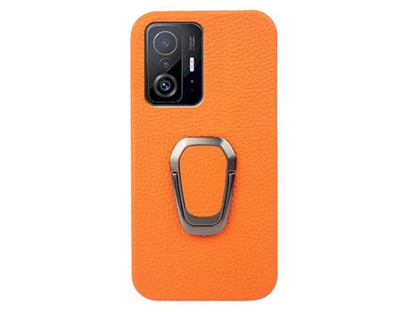 Funda para Xiaomi Xiaomi 11T Piel Sintética Amarillo