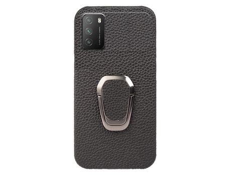 Funda para Xiaomi Poco M3, Redmi 9T, Poco 9T 9 Note 9 4G Piel Sintética Negro