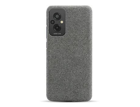 Funda para Xiaomi Redmi 11 4G Piel Sintética Gris