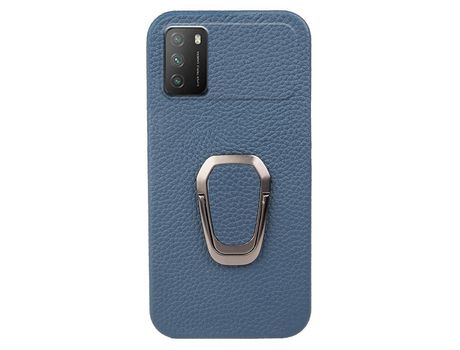 Funda para Xiaomi Poco M3, Redmi 9T, Poco 9T 9 Note 9 4G Piel Sintética Azul