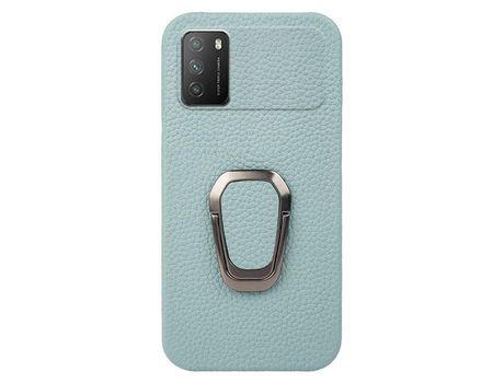 Funda para Xiaomi Poco M3, Redmi 9T, Poco 9T 9 Note 9 4G Piel Sintética Azul