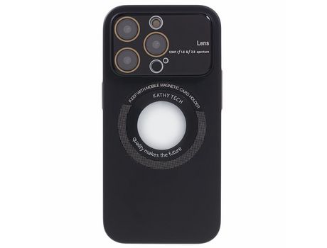 Funda para iPhone 12 Pro Max Piel Sintética Negro