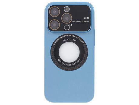 Funda para iPhone 12 Pro Max Piel Sintética Azul