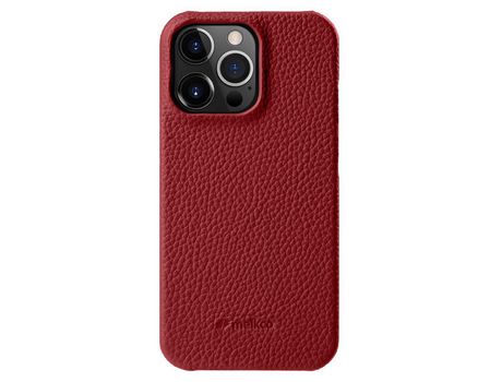 Funda para iPhone 14 Pro Max Piel Sintética Rojo