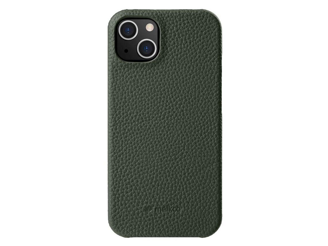 Funda para iPhone 15 MELKCO Piel Sintética Verde