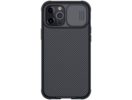 Funda para iPhone 12 Pro Max NILLKIN Piel Sintética Negro