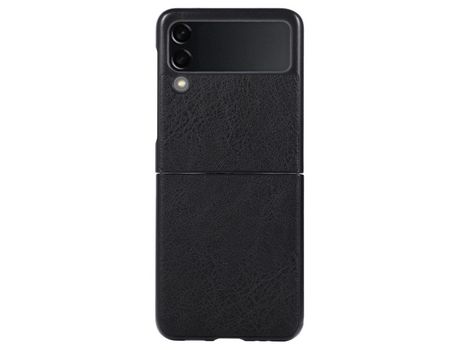 Funda para Samsung Galaxy Z Flip 3 5G Piel Sintética Negro